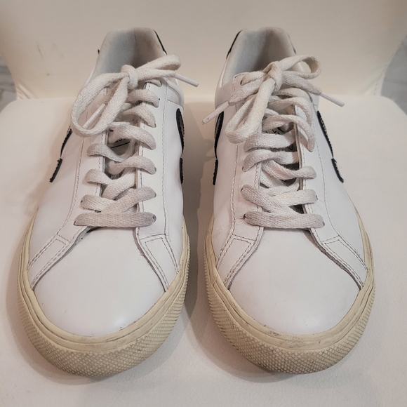 VEJA Esplar rubber-trimmed leather sneakers Size 38/7 - Picture 6 of 14